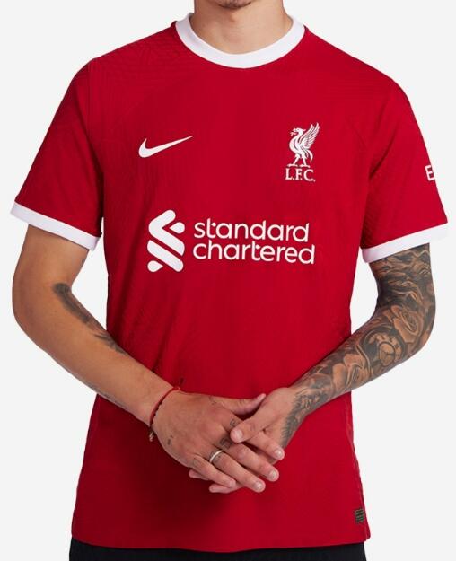 Liverpool 2023/24 Home Match Version Shirt Soccer Jersey