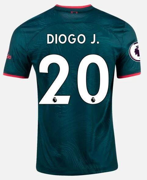 Liverpool 2022/23 Third 20 DIOGO JOTA Shirt Soccer Jersey