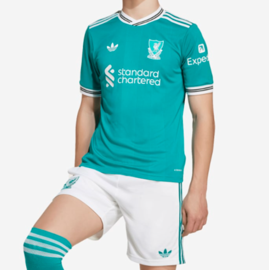 Liverpool 2025/26 Third Kids Soccer Kit Children Shirt + Shorts