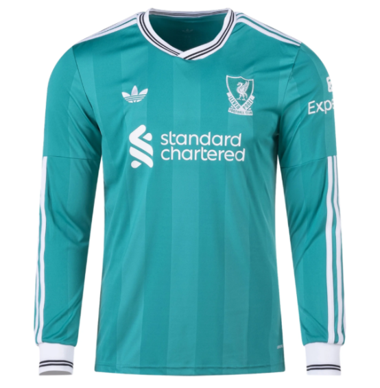 Liverpool 2025/26 Third Long Sleeved Shirt Soccer Jersey