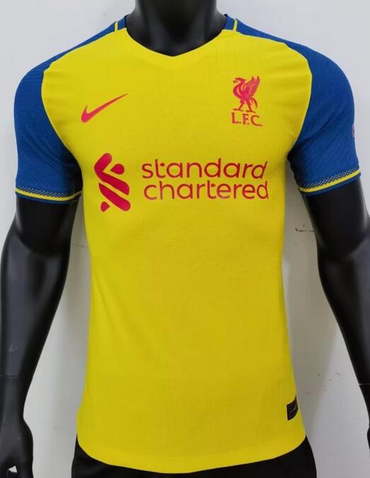 Liverpool 2023/24 Special Yellow Match Version Shirt Soccer Jersey