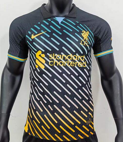 Liverpool 2022/23 Black Match Version Polo Shirt