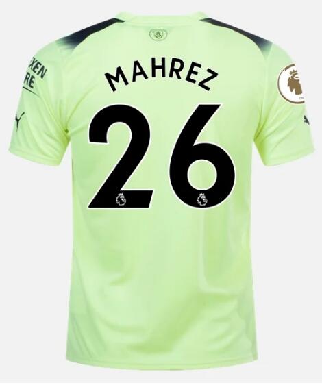 Manchester City 2022/23 Third 26 Mahrez Shirt Soccer Jersey