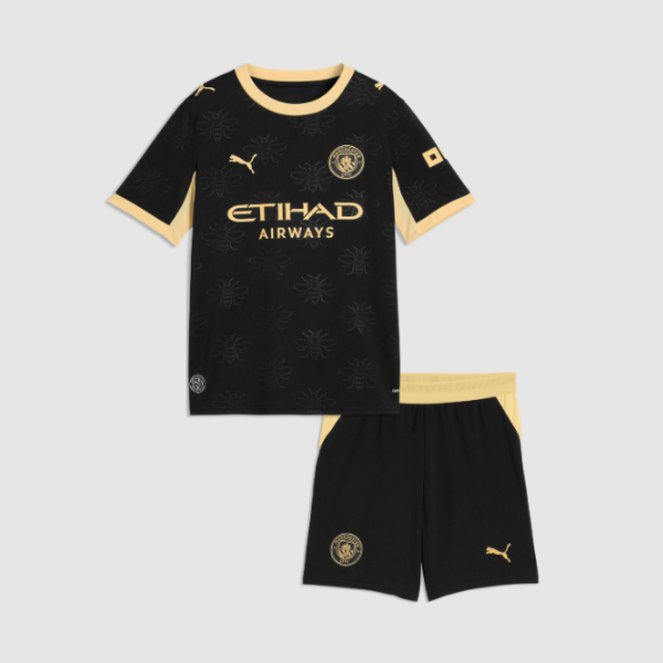 Manchester City 2026/27 Away Kids Soccer Kit Children Shirt + Shorts