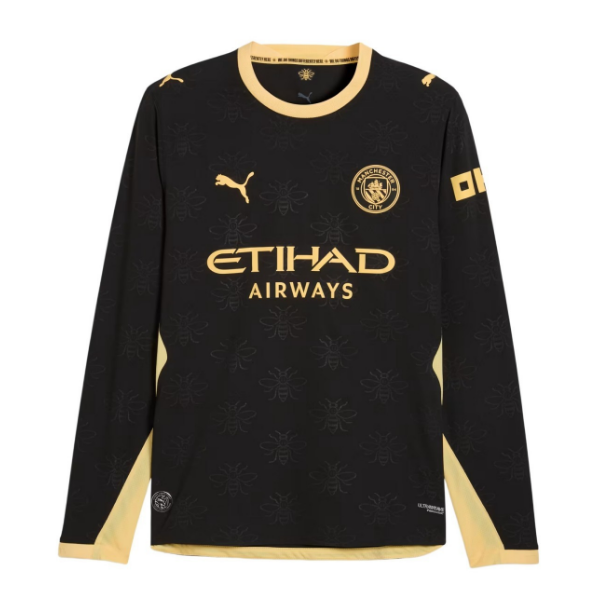 Manchester City 2026/27 Away Match Version Long Sleevevd Shirt Soccer Jersey