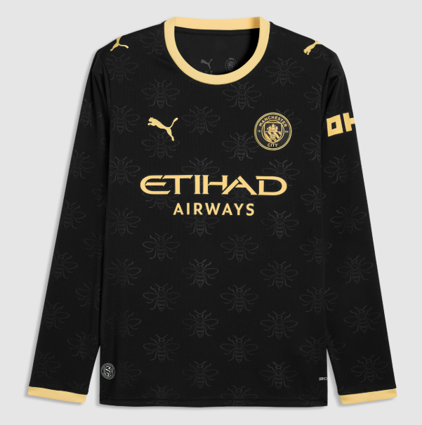 Manchester City 2026/27 Away Long Sleeved Shirt Soccer Jersey