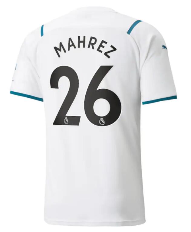 Manchester City 2021/22 Away 26 MAHREZ Shirt Soccer Jersey
