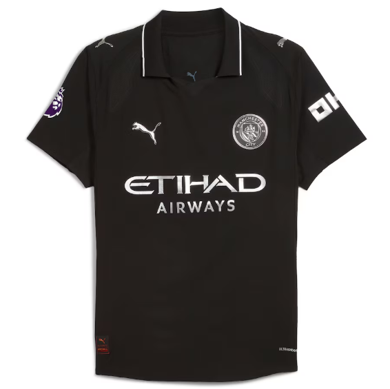 Manchester City 2025/26 Away Match Version Shirt Soccer Jersey