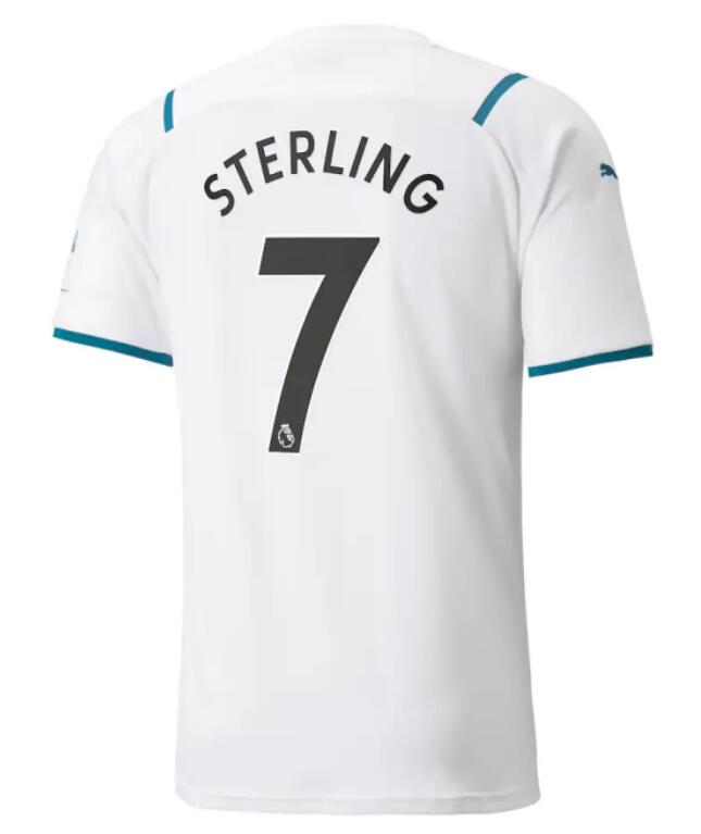 Manchester City 2021/22 Away 7 Sterling Shirt Soccer Jersey