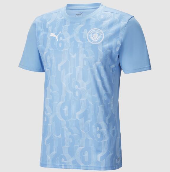Manchester City 2024/25 Blue Pre-Game Training Shirt
