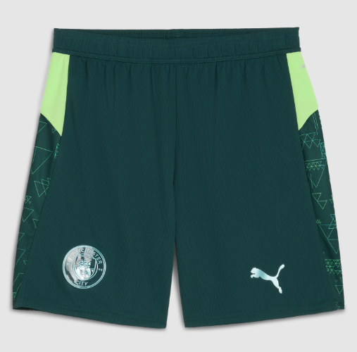 Manchester City 2025/26 Fourth Soccer Shorts