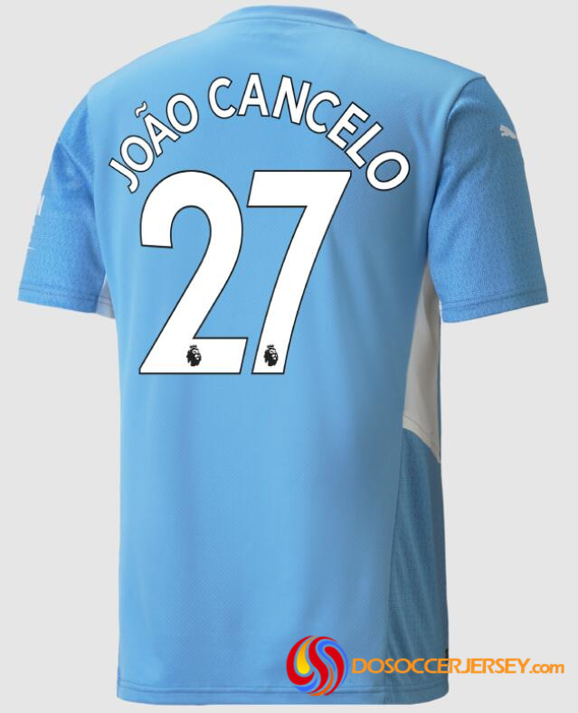Manchester City 2021/22 Home 27 João Cancelo Shirt Soccer Jersey