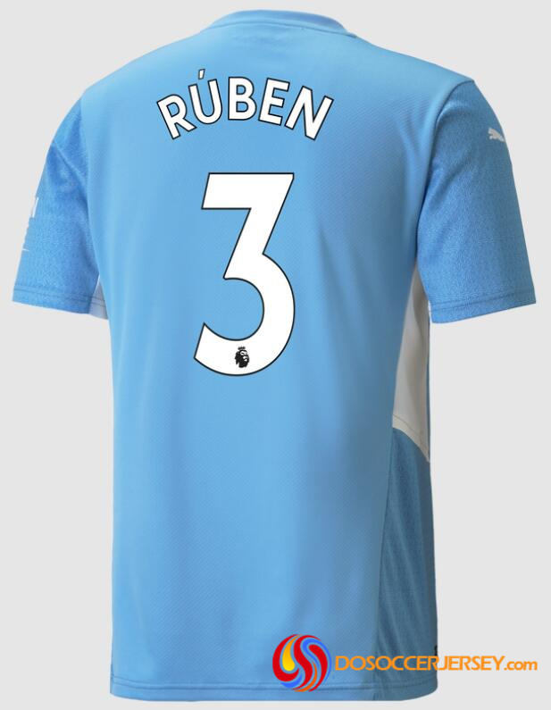 Manchester City 2021/22 Home 3 Rúben Shirt Soccer Jersey