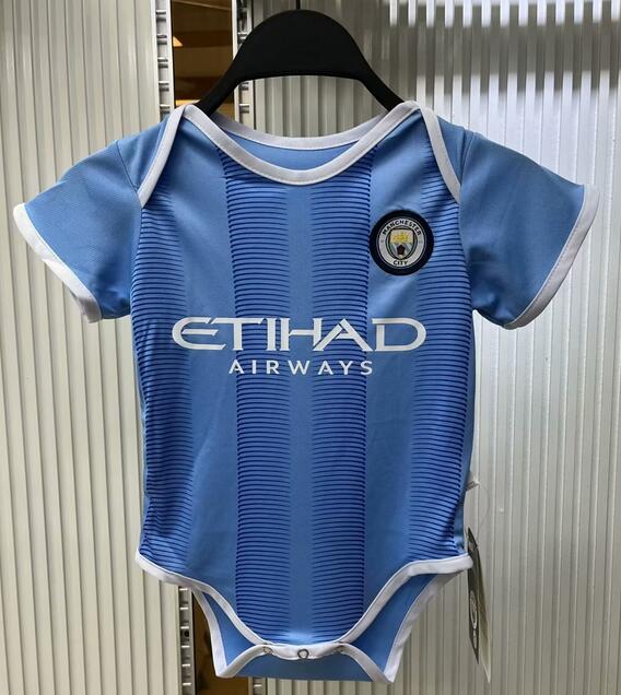 Manchester City 2023/24 Home Infant Baby Shirt Soccer Jersey Minikit