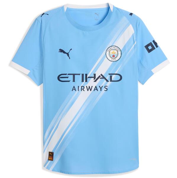 Manchester City 2025/26 Home Match Version Shirt Soccer Jersey