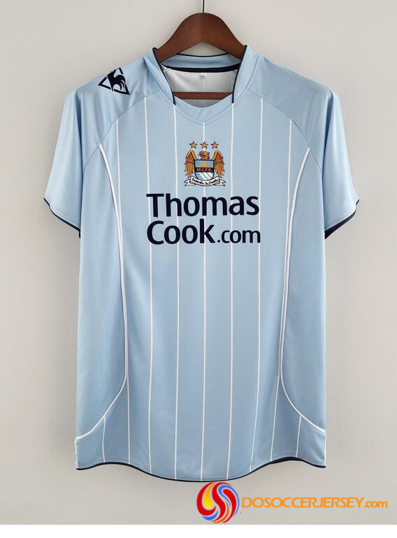 Manchester City 2008/09 Home Retro Shirt Soccer Jersey