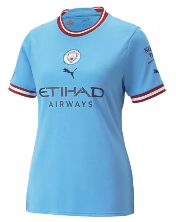 Manchester City 2022/23 Home Women Shirt Soccer Jersey