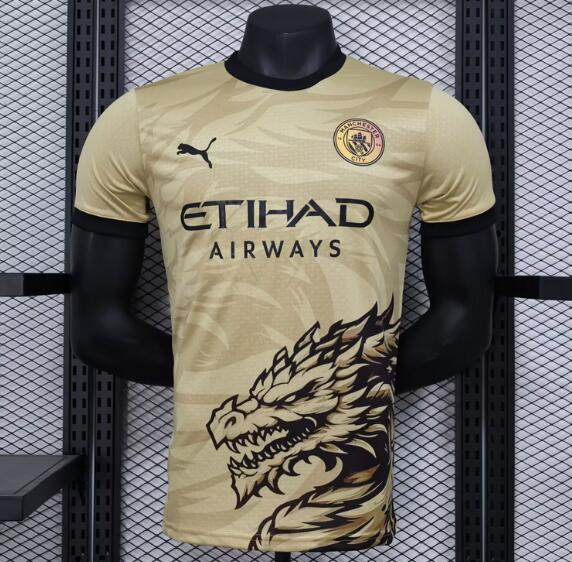 Manchester City 2024/25 Special Gold Match Version Shirt Soccer Jersey
