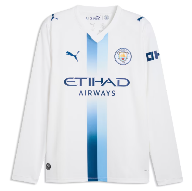Manchester City 2026/27 Third Long Sleeved Shirt Soccer Jersey