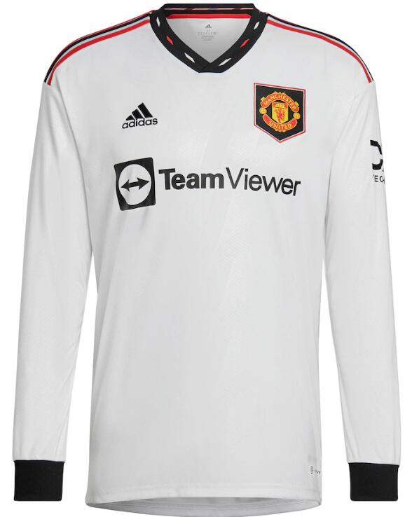 Manchester United 2022/23 Away Long Sleeved Shirt Soccer Jersey