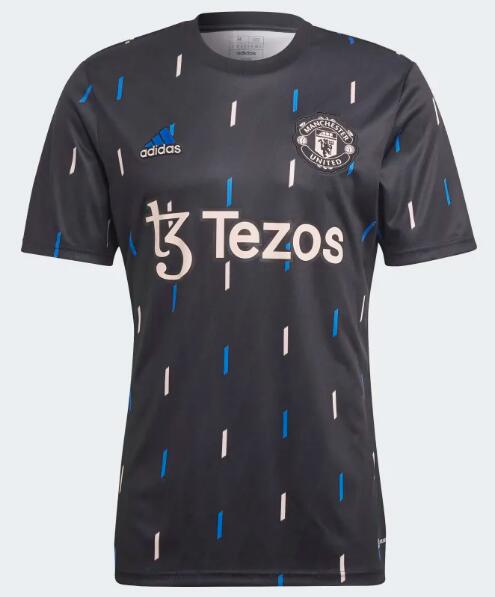 Manchester United 2022/23 Black Pre-Game Training Shirt