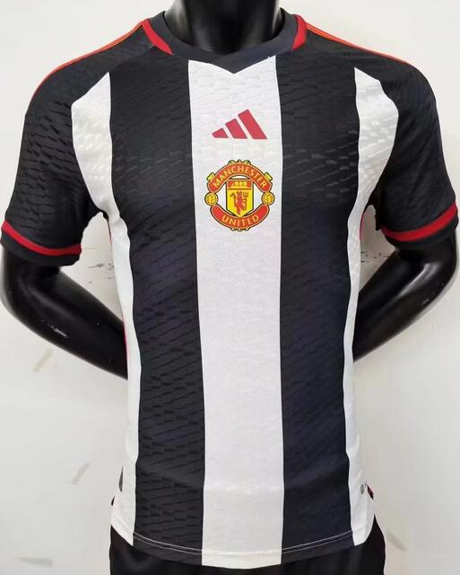 Manchester United 2023/24 Special Black White Match Version Shirt Soccer Jersey