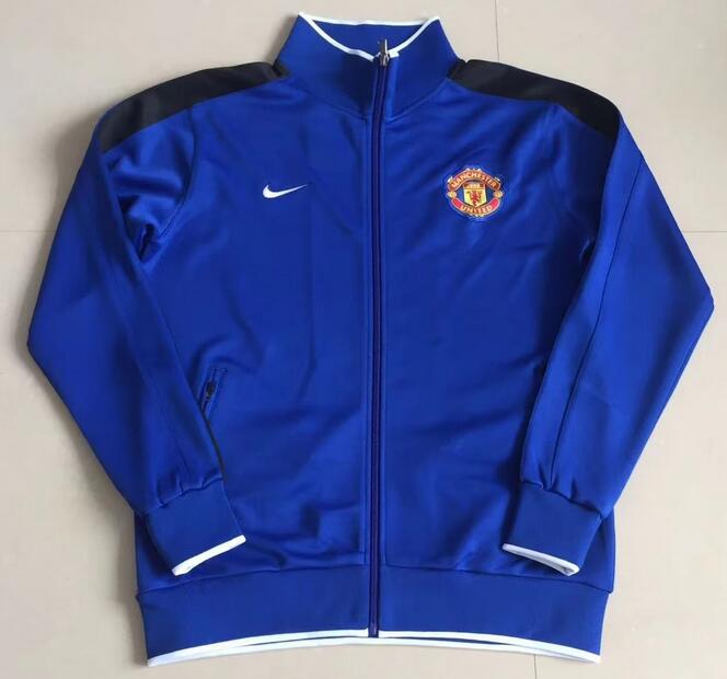 Manchester United 2010 Blue Retro Training Jacket