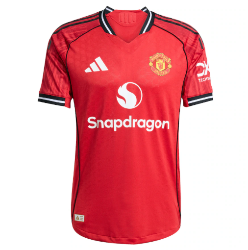 Manchester United 2025/26 Home Match Version Shirt Soccer Jersey
