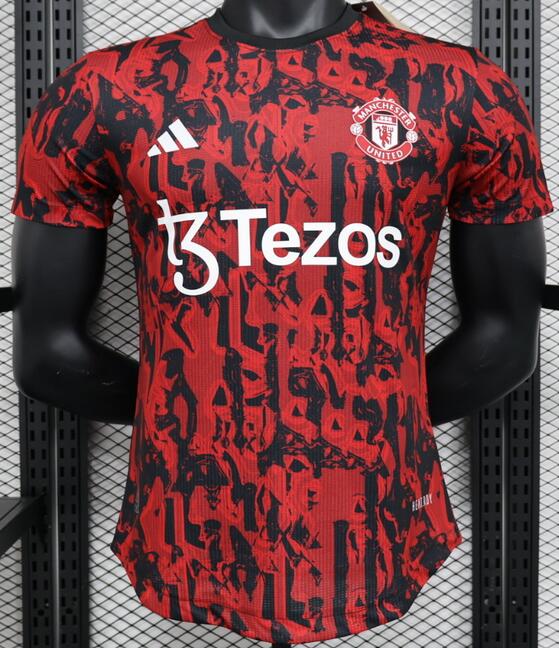 Manchester United 2023/24 Red Black Match Version Training Shirt