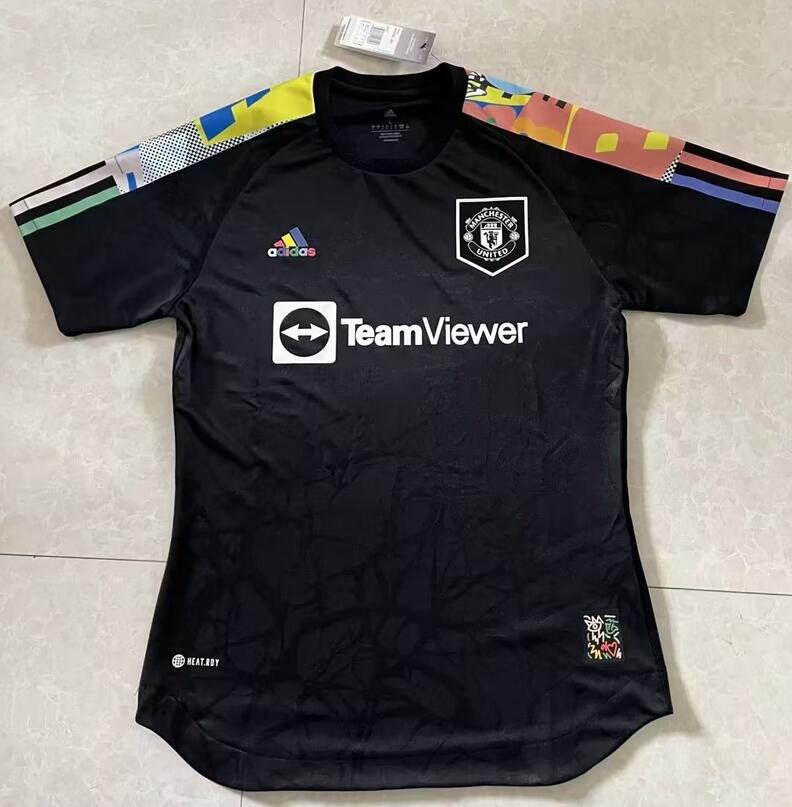 Manchester United 2023/24 Black Match Version Shirt Soccer Jersey