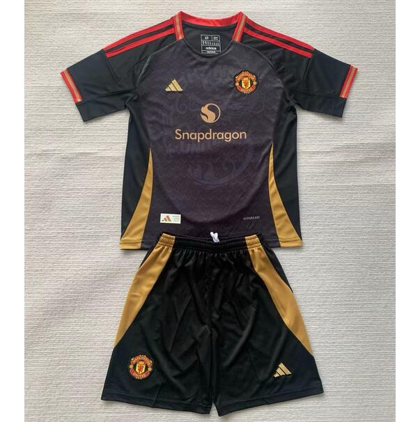 Manchester United 2024/25 Special Kids Soccer Kit Children Shirt + Shorts