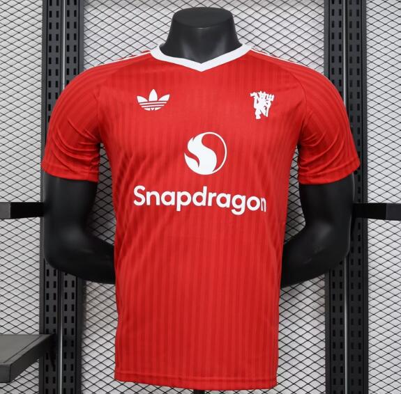 Manchester United 2024/25 Goalkeeper Red Match Version Shirt Soccer Jersey