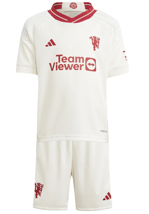 Manchester United 2023/24 Third Kids Soccer Kit Children Shirt and Shorts