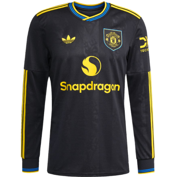 Manchester United 2025/26 Third Long Sleeved Shirt Soccer Jersey