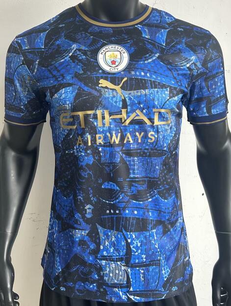 Manchester City 2023/24 Special Blue Match Version Shirt Soccer Jersey