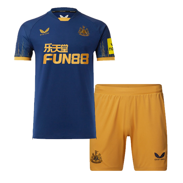 Newcastle United 2022/23 Away Kids Soccer Jersey Kit Children Shirt and Shorts