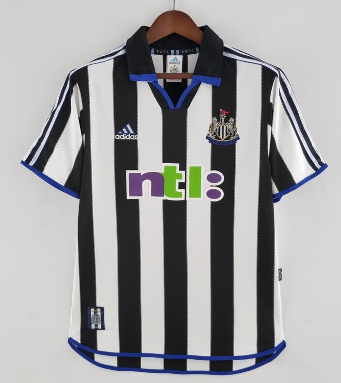Newcastle United 2000/01 Home Retro Shirt Soccer Jersey