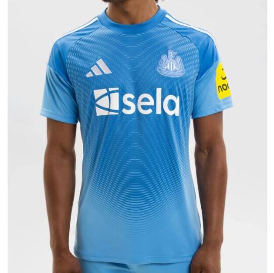 Newcastle United 2025/26 Goalkeeper Blue Shirt Soccer Jersey