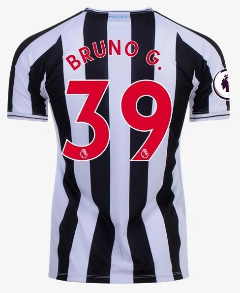 Newcastle United 2022/23 Home 39 Castore Bruno G. Shirt Soccer Jersey