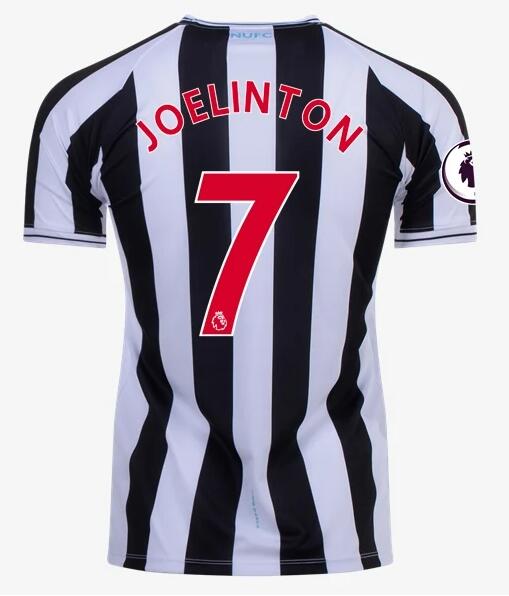 Newcastle United 2022/23 Home 7 Castore Joelinton Shirt Soccer Jersey