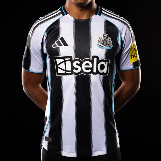 Newcastle United 2025/26 Home Match Version Shirt Soccer Jersey