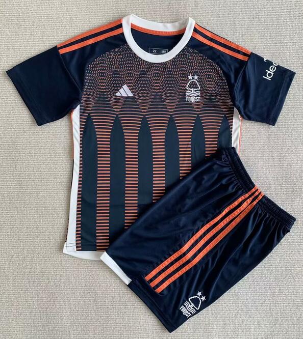 Nottingham Forest 2023/24 Third Kids Soccer Kit Children Shirt + Shorts
