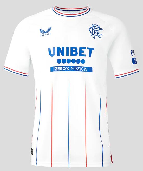 Glasgow Rangers 2023/24 Away Shirt Soccer Jersey