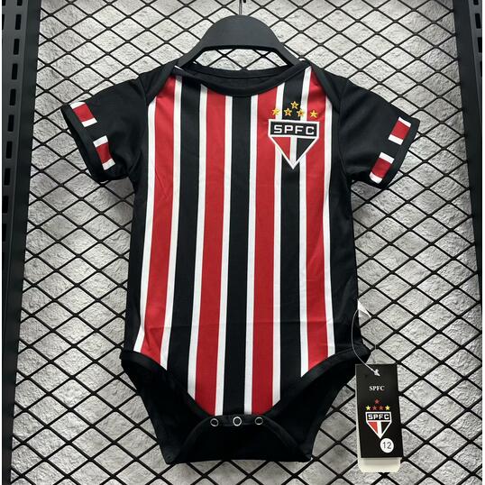 Sao Paulo 2024/25 Away Infant Baby Shirt Soccer Jersey Minikit