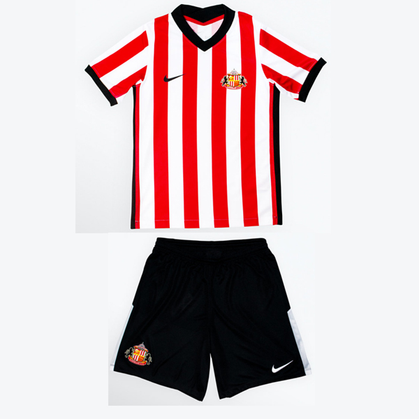 Sunderland 2022/23 Home Kids Soccer Jersey Kit Children Shirt and Shorts