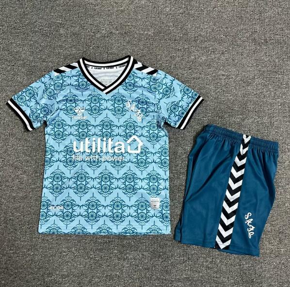 Sunderland 2024/25 Third Kids Soccer Kit Children Shirt and Shorts
