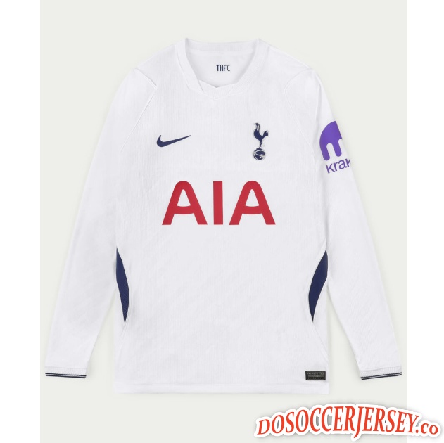 Tottenham Hotspur 2026/27 Home Long Sleeved Shirt Soccer Jersey