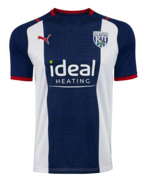 West Bromwich Albion 2021/22 Home Shirt Soccer Jersey