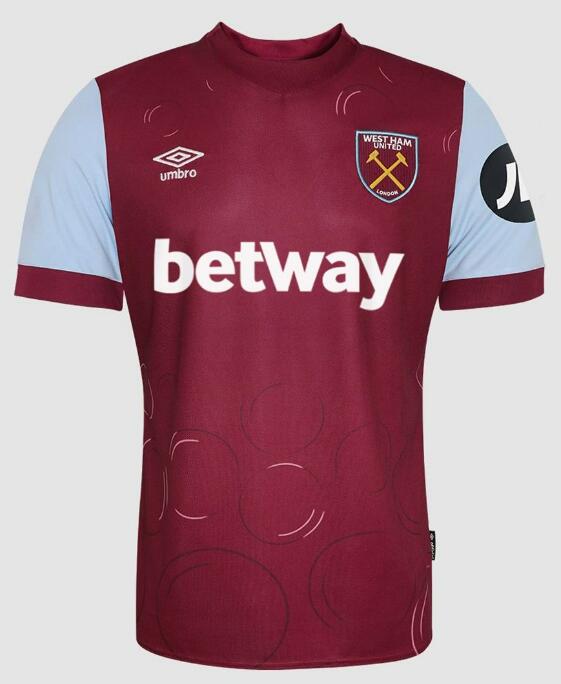 West Ham United 2023/24 Home Shirt Soccer Jersey