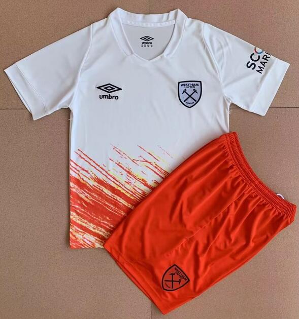 West Ham United 2022/23 Third Kids Soccer Kit Children Shirt + Shorts